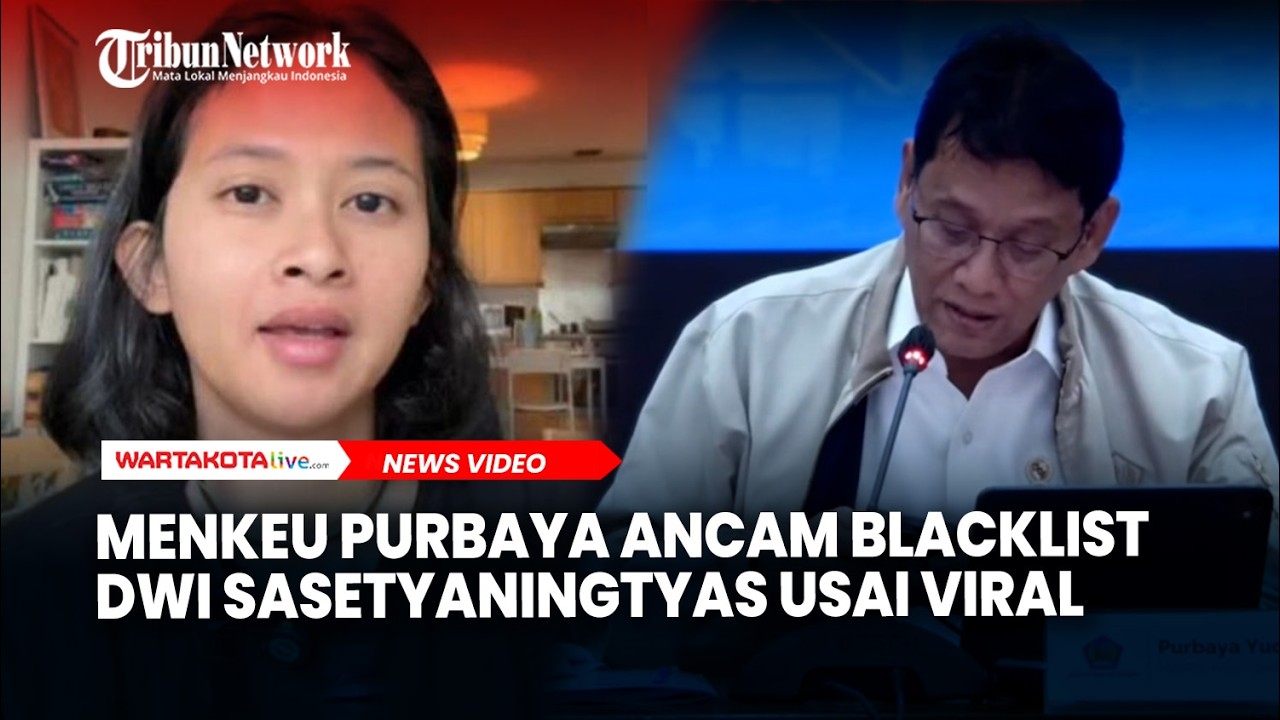 Menkeu Purbaya Ancam Blacklist Dwi Sasetyaningtyas Usai Viral Konten Enggan Anaknya Jadi WNI