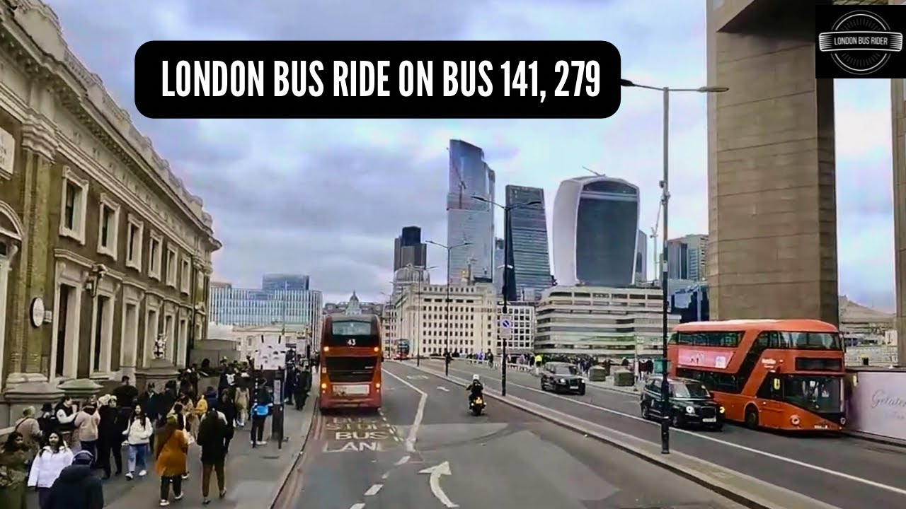 🚌 London Bus Ride on Buses 141 & 279  Scenic North & East London Journey