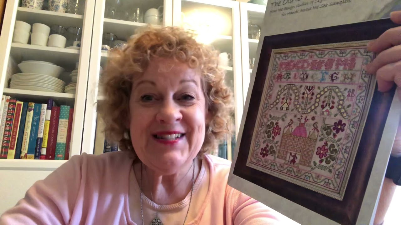 Flosstube #71 Summer Quakers is framed, WIPS, a book review/gift and a giveaway prize