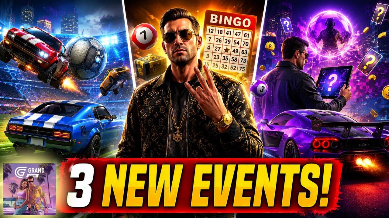🚨 CONFIRMED! 3 NEW Grand Mobile RP Events Are Coming Soon! 😱 Car Rugby, New Bingo & More!