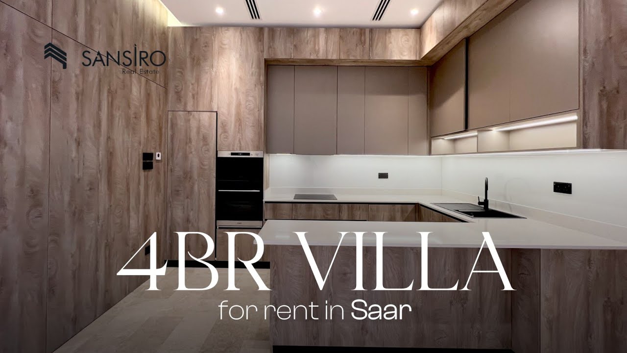 Inside a Brand New Luxury Villa in Saar | 4BR with Private Pool & City Views