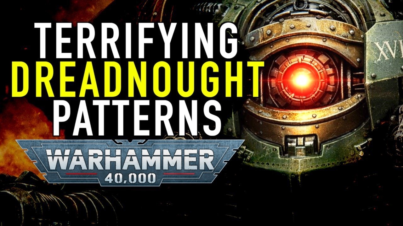 Устрашающие узоры дредноутов в Warhammer 40K