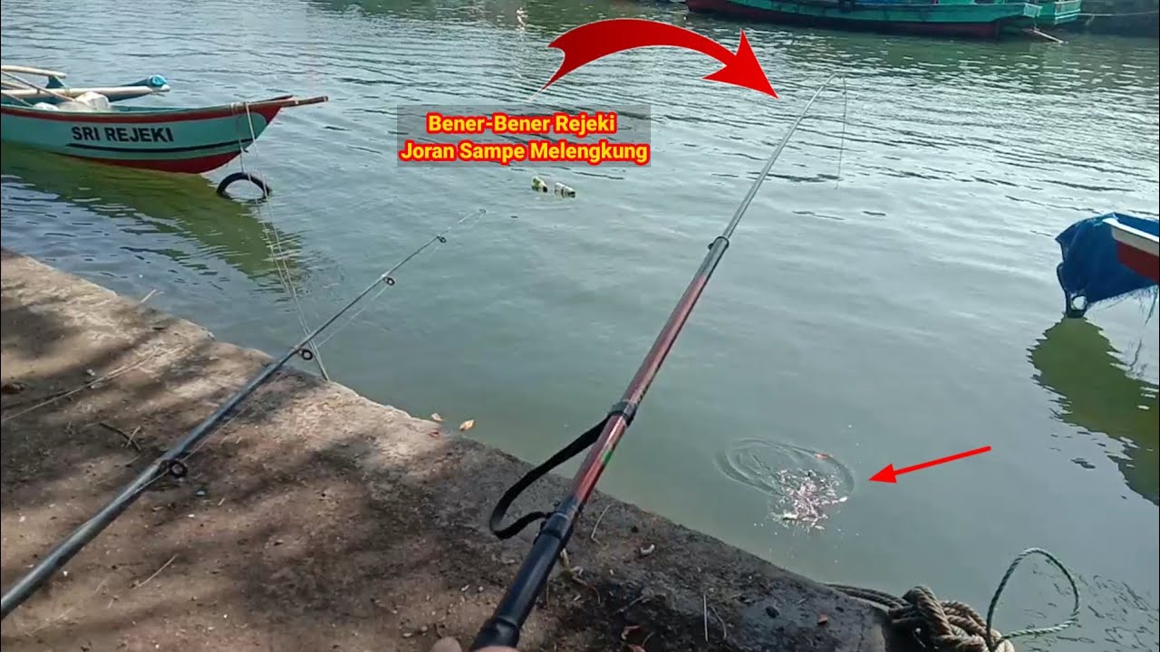 SPOT MANCING DI MUARA CILACAP IKAN NYA GANAS-GANAS
