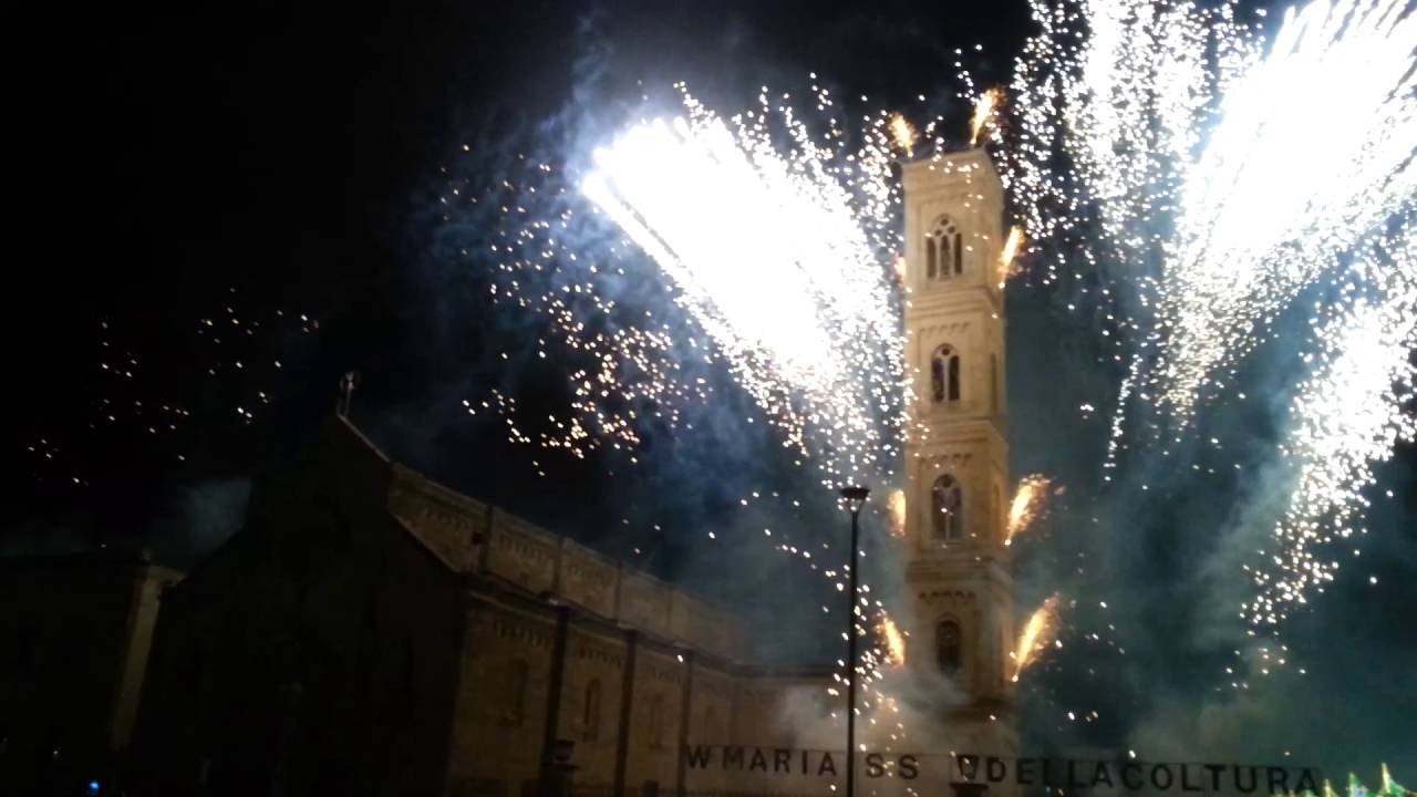 Incendio campanile parabita 2016