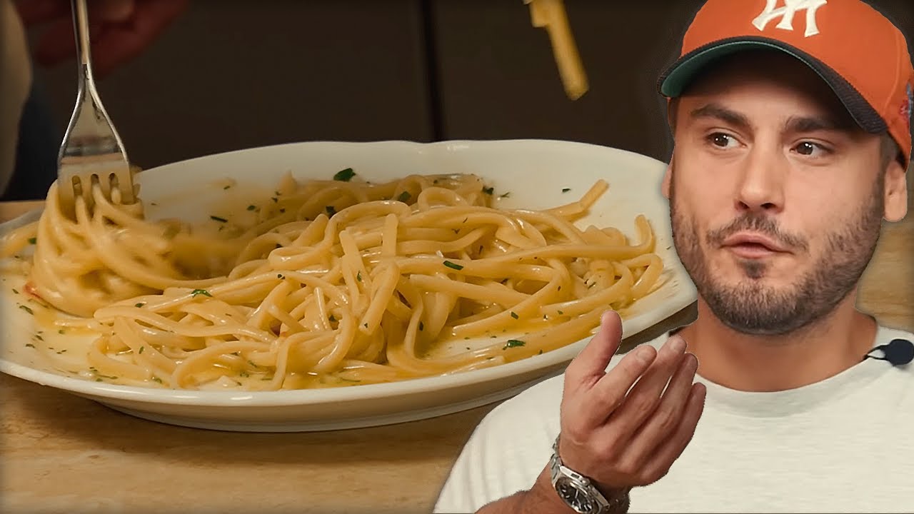 Vitlöks-Linguine med Benjamin och Oliver Ingrosso