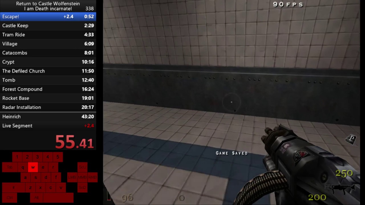 New XLABS Route for RTCW RTA Speedrun