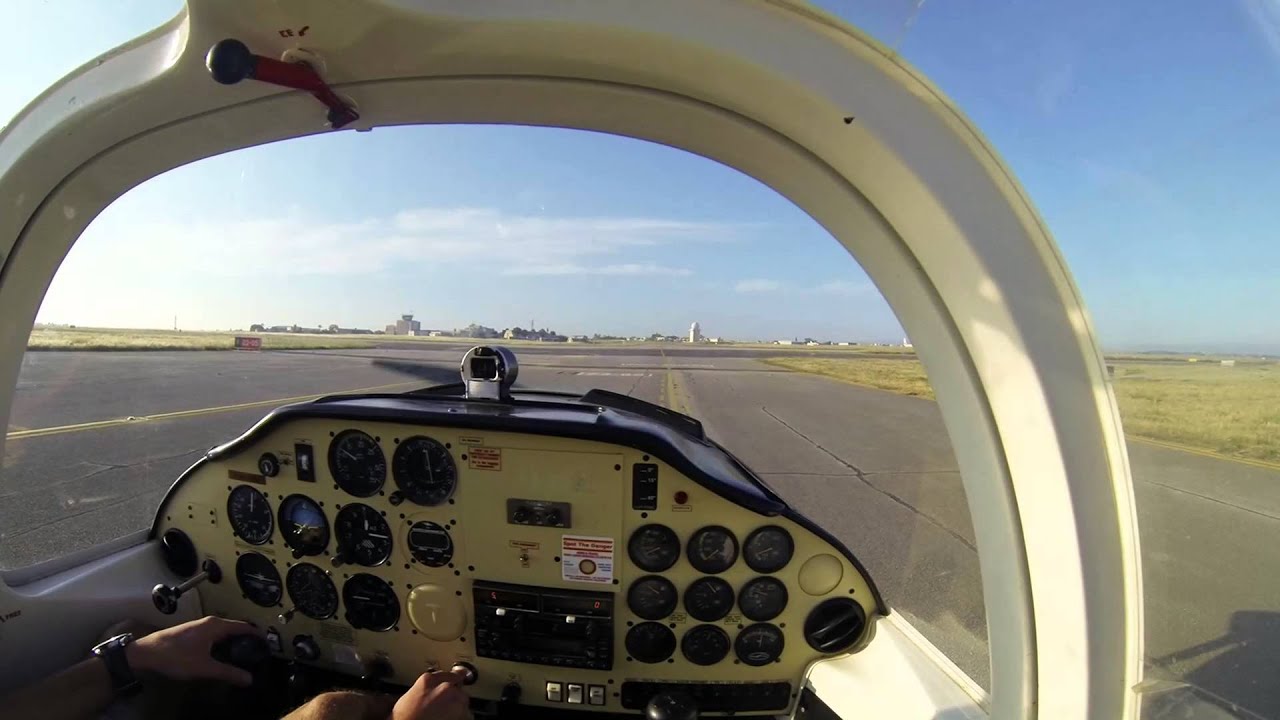 Tecnam P2002JF Startup and Takeoff . . .