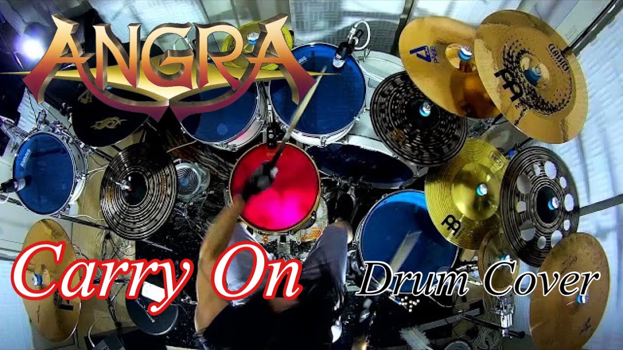 Carry On-ANGRA/drum cover by JADE