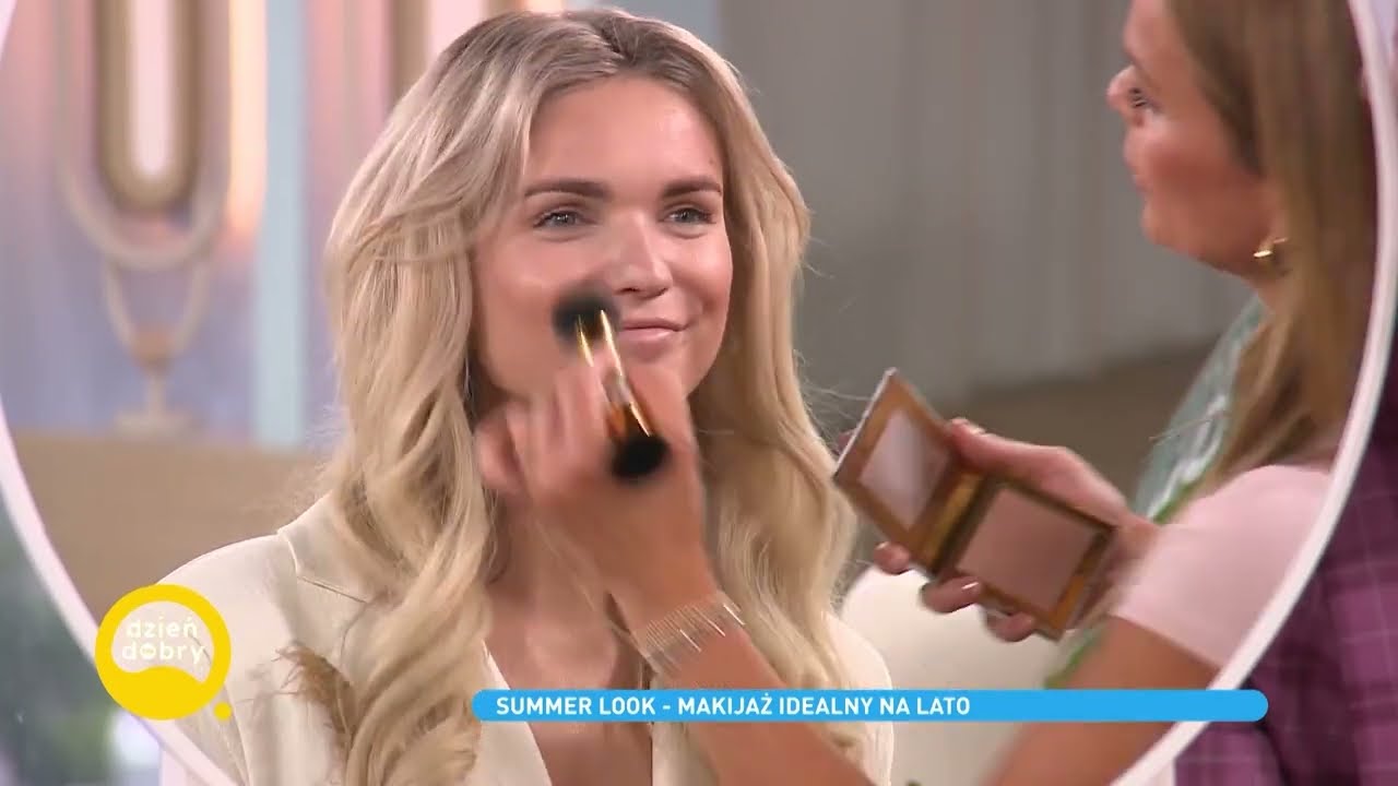CAŁY MAKIJAŻ JEDNYM KOSMETYKIEM: BRONZER 🖌️☀️  | Dzień Dobry TVN