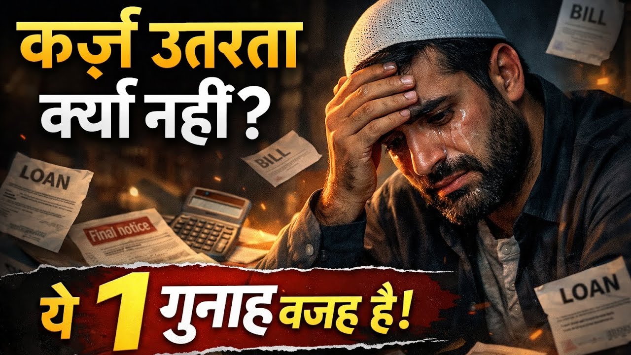 कर्ज़ कभी खत्म क्यों नहीं होता? | ये 1 गुनाह कर्ज़ को जकड़ लेता है | Heart Touching Bayan |