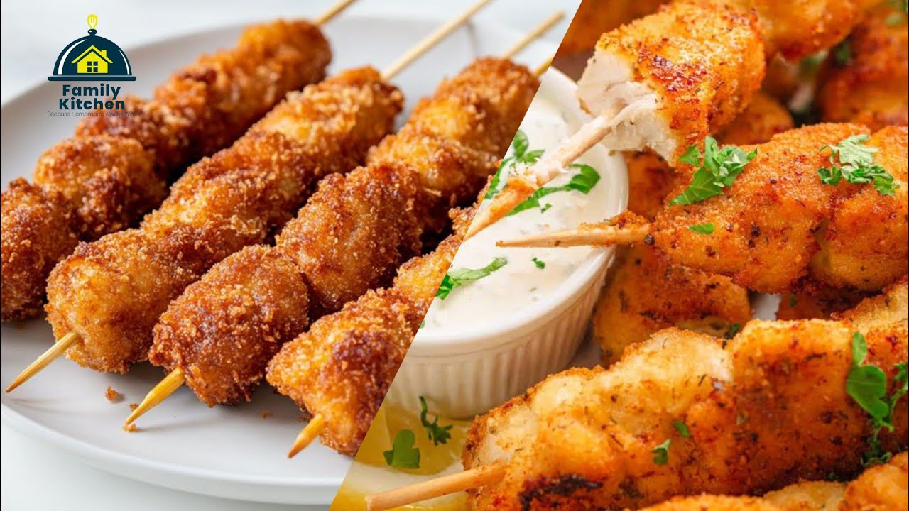 Crispy Chicken Tender Sticks Recipe By Family kitchen | Ramzan special recipe