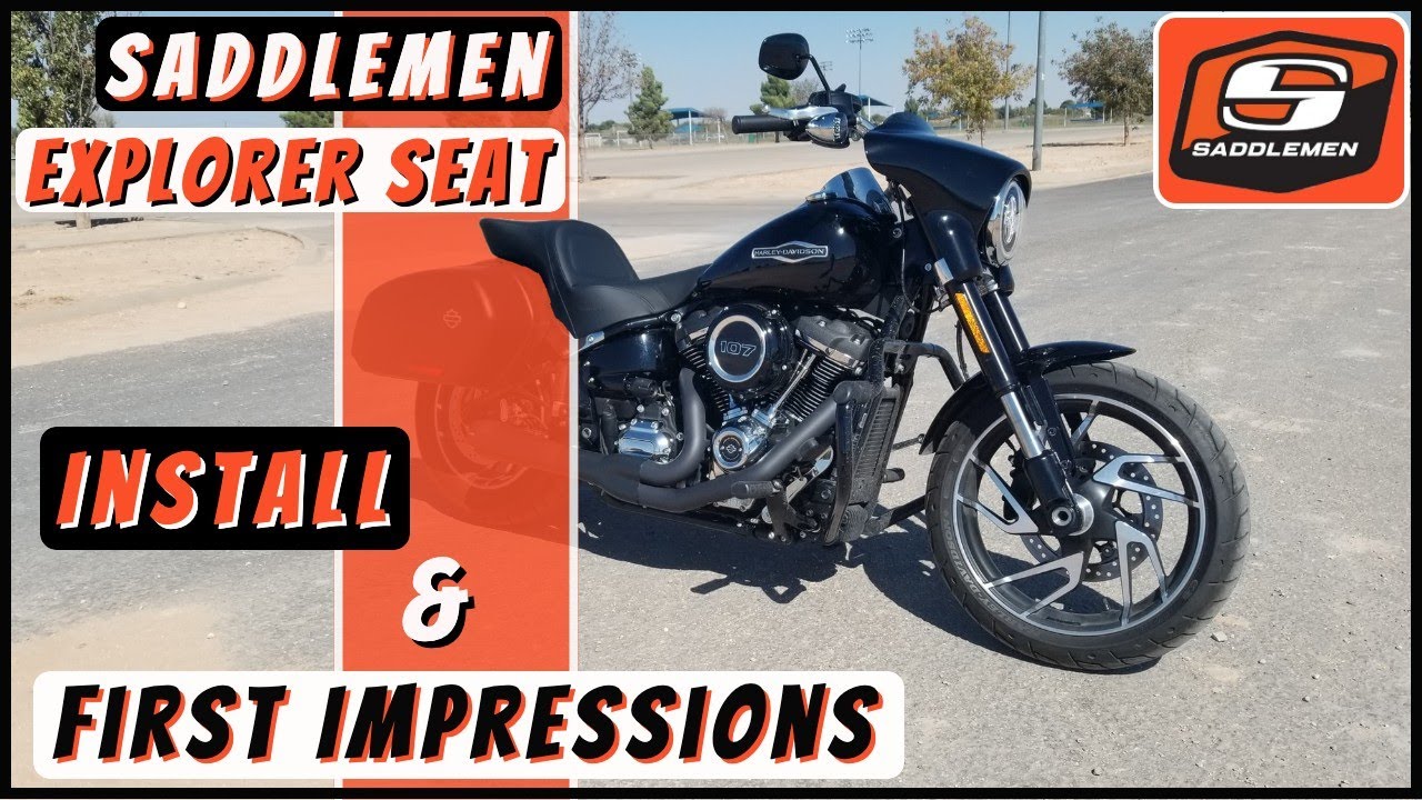 Saddlemen Explorer Seat! // Install & First Impressions // Harley-Davidson Sport Glide