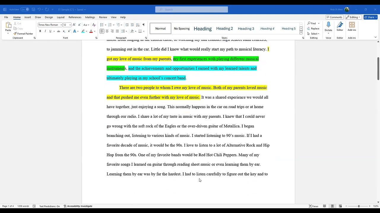 Writing a Literacy Narrative