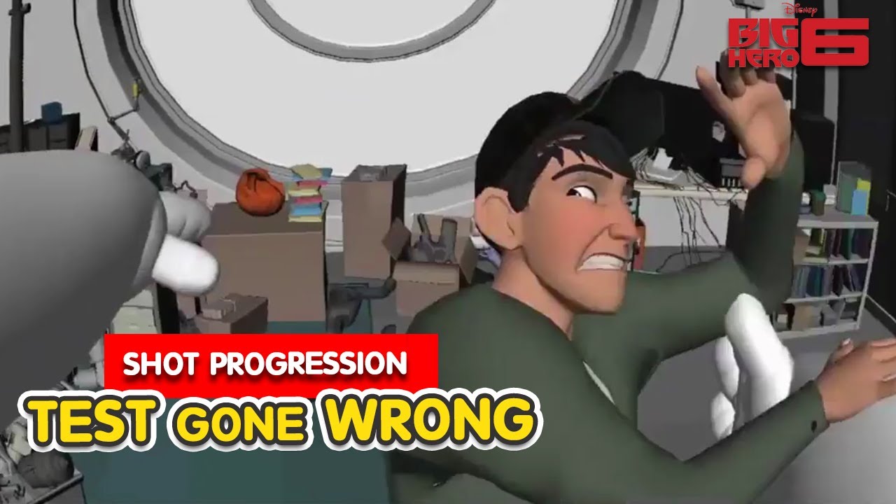 Big Hero 6 | Tadashi’s Baymax Test Goes Wrong | Shot Progression