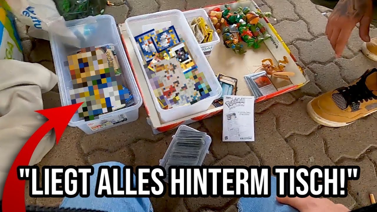 SCHÄTZE GEFUNDEN 🤯 Flohmarkt Schnäppchenjagd 💸 Glurak auf Trödelmarkt? 🔥