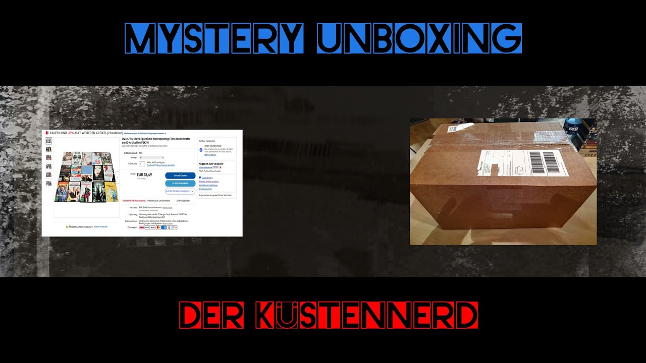 Mystery Unboxing --- Ebay --- 60 Filme auf DVD und ein paar auf BluRay