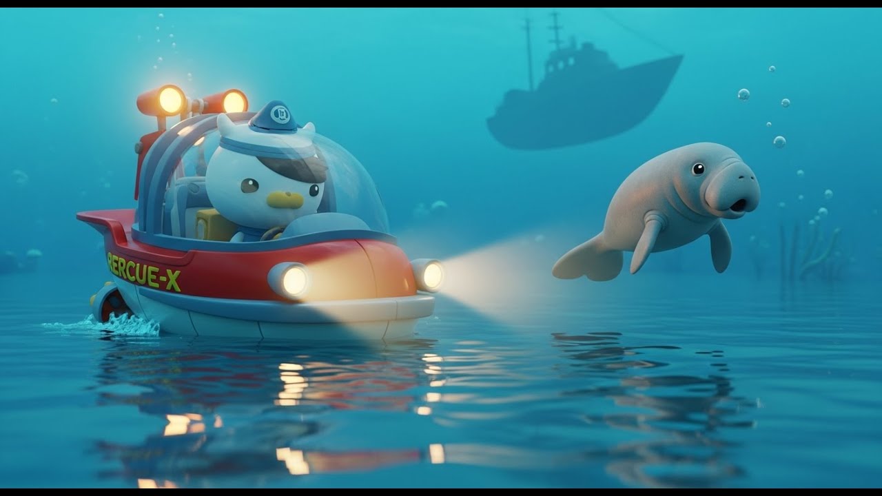 Manatee Emergency! 🌊 Gup-X Shield to the Rescue! 🐢 | Octonauts Full Episode