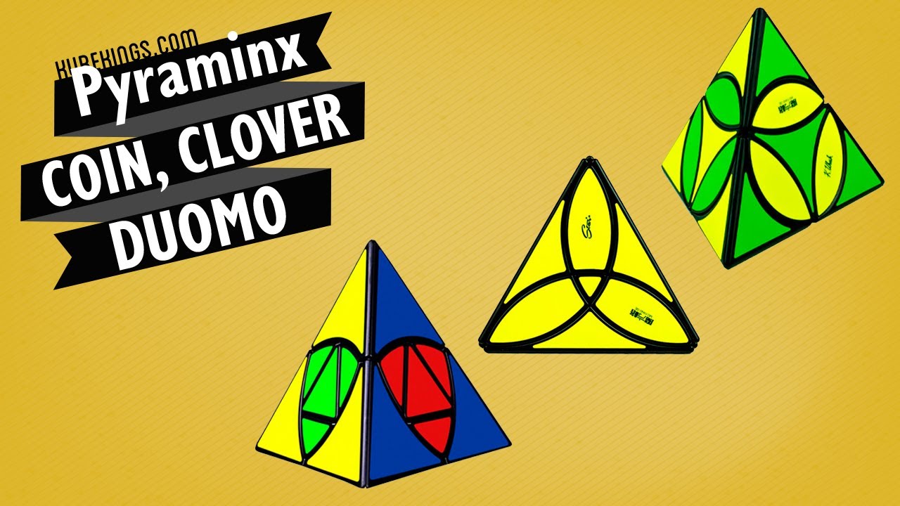 Los PYRAMINX más bonitos de QiYi - ¡Coin, Clover, Duomo!