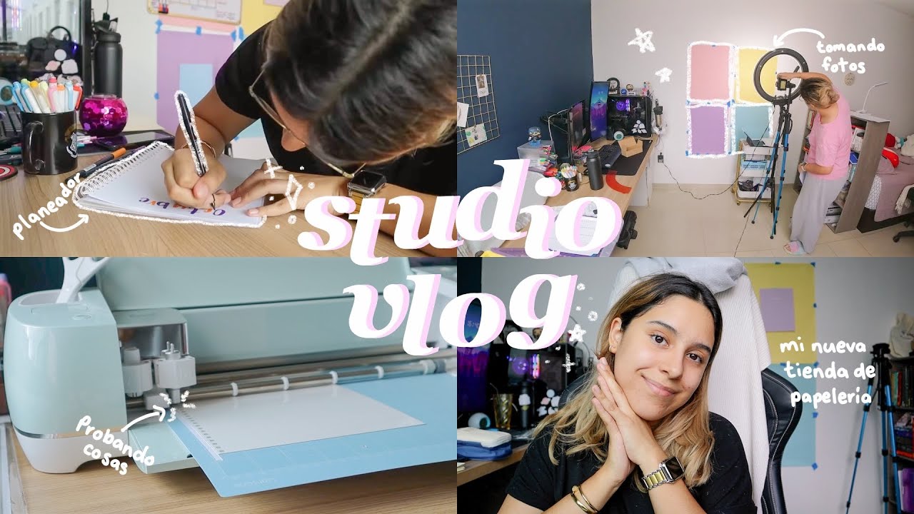 el primer studio vlog! preparando el primer lanzamiento, probando cosas nuevas