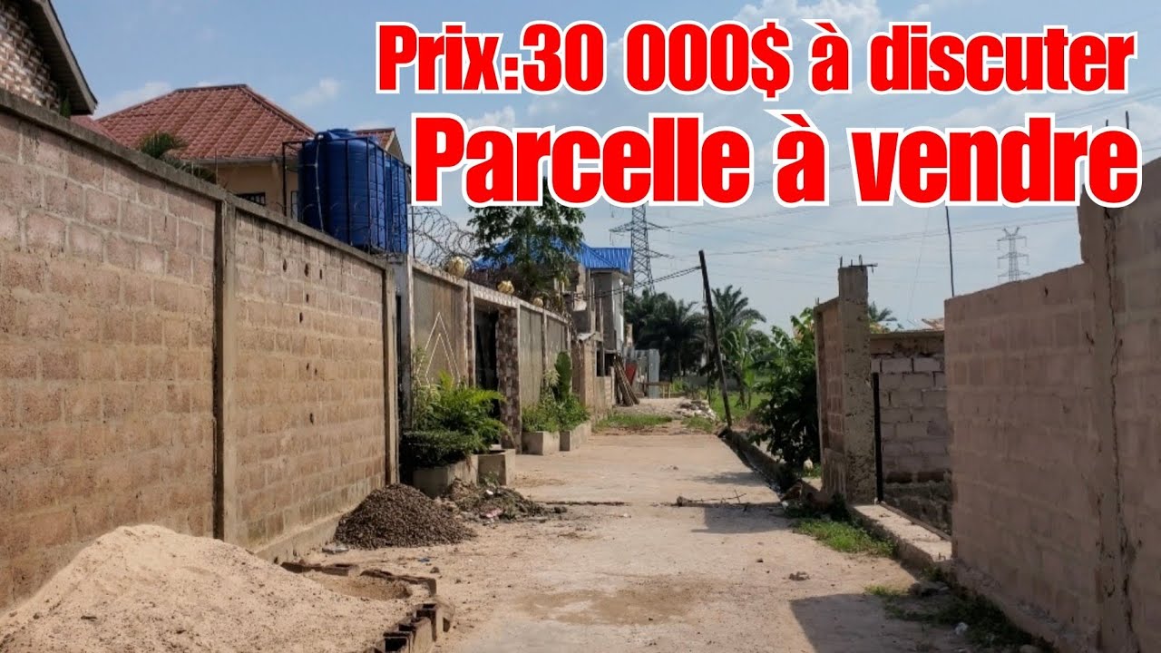 👉PRIX:30 000$ À DISCUTER;PARCELLE  EN VENTE À KINSHASA,QUARTIER CPA-MUSHI/ COMMUNE DE MONT-NGAFULA