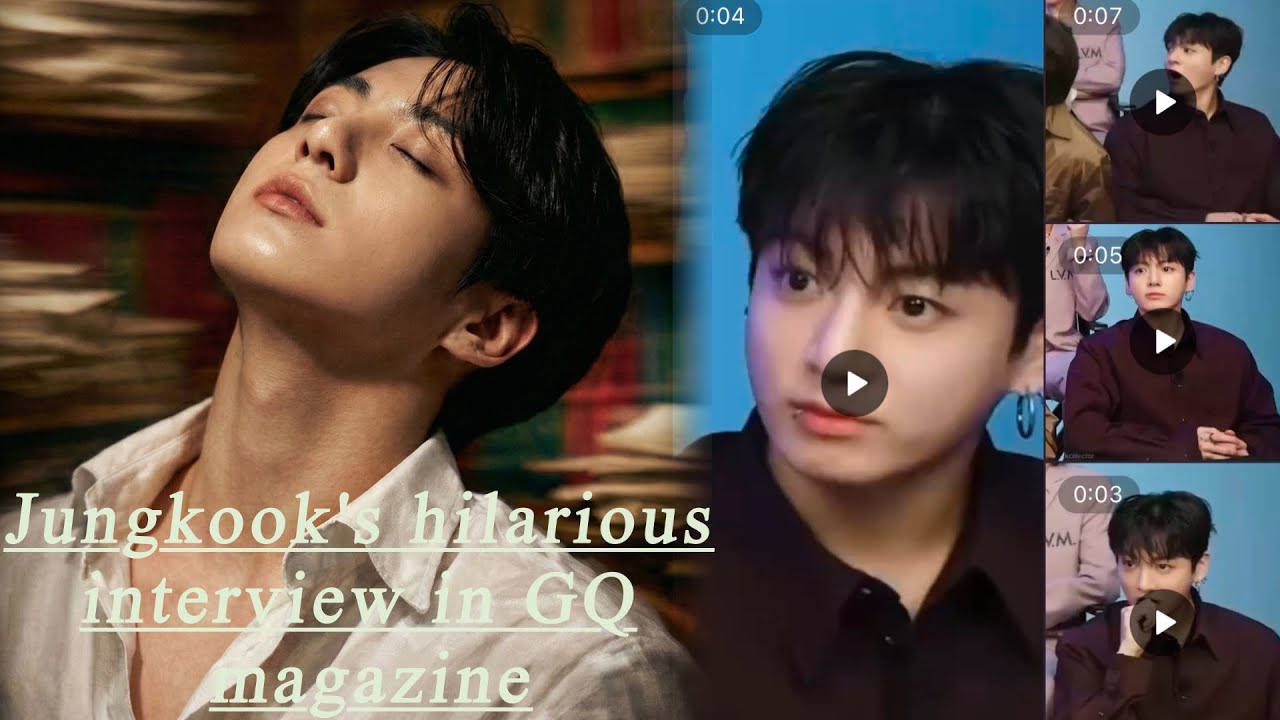 Эта фотокарточка с интервью Чонгука и BTS в журнале GQ похожа на игральную карту🤭