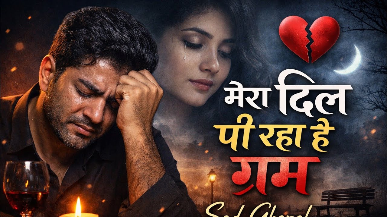 मेरा दिल पी रहा है ग़म | दर्द भरी ग़ज़ल | Heart Touching Sad Song 2026