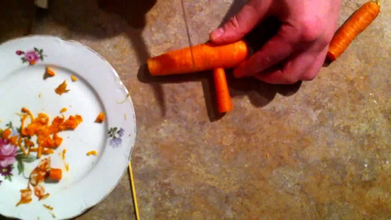 Sherlock Holmes type carrot smoking pipe