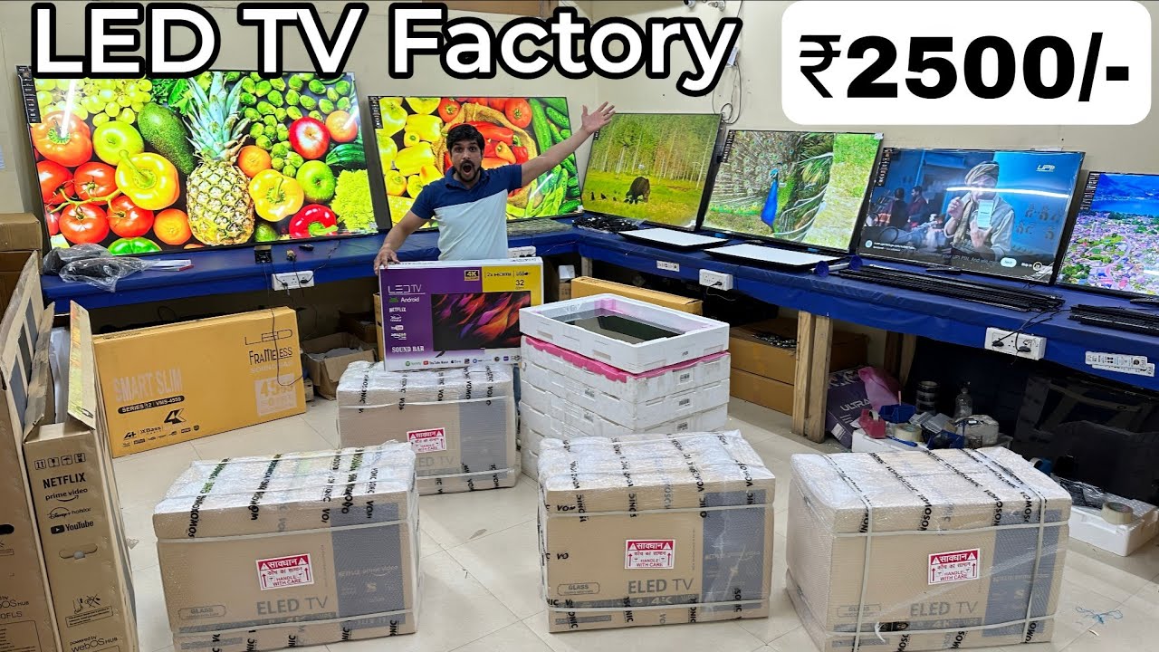 LED TV factory in Delhi NCR | TV factory noida | LED TV manufacturer in delhi V & M industries
