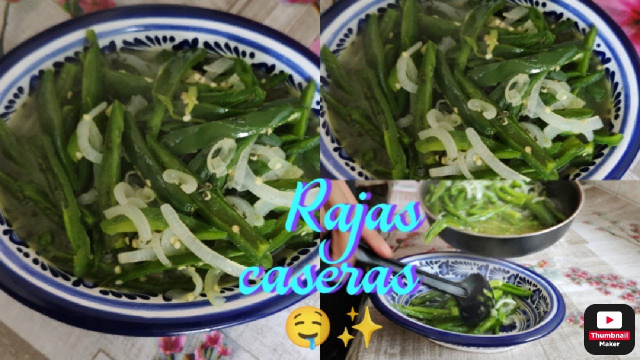 Las mejores ✨🤤😋rajas caseras para tortas , cemitas