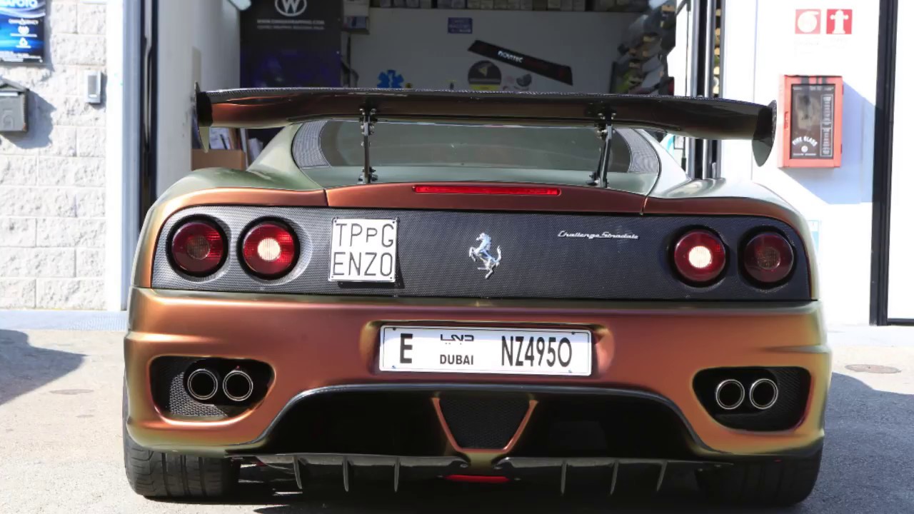 Wrapping Ferrari 360 Challenge Stradale - Avery Dennison