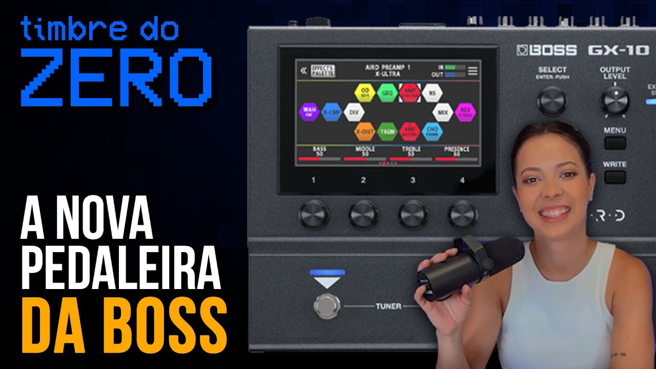 TIMBRE DO ZERO #ep15 - Chegou a nova PEDALEIRA GX-10 da BOSS | Primeiros Testes