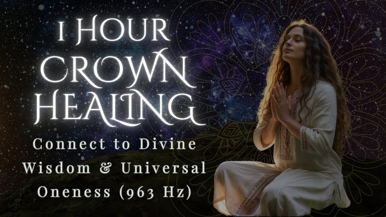 Divine Feminine Sound Bath: Crown Chakra Healing | Spiritual Awakening & Divine Connection (963 Hz)
