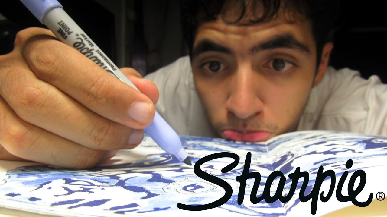 Dibujando Hasta que la Tinta del Sharpie se Agote | RETO
