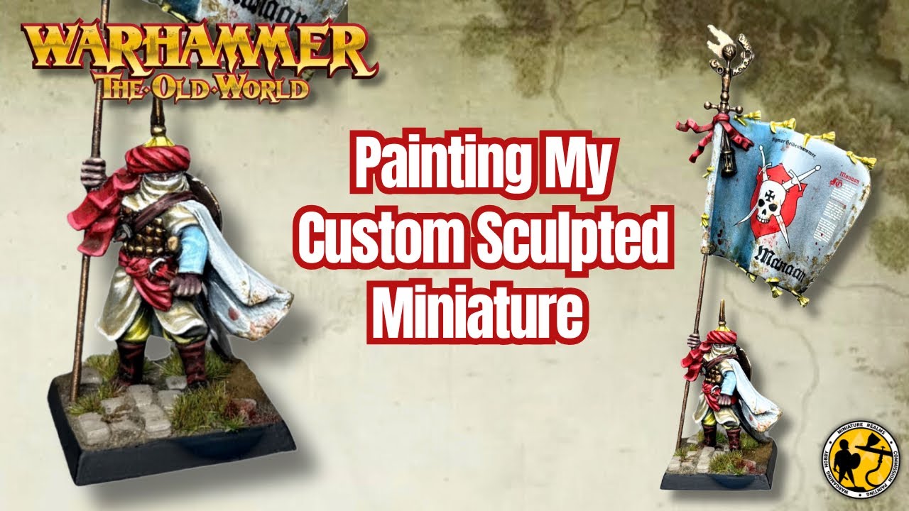 Warhammer: The Old World | Painting My Custom Scultped Miniature