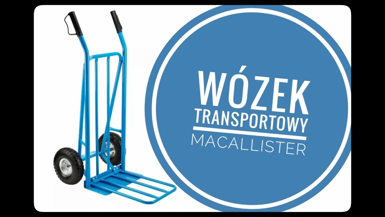 Wózek transportowy MacAllister z Castoramy - Link w opisie filmu