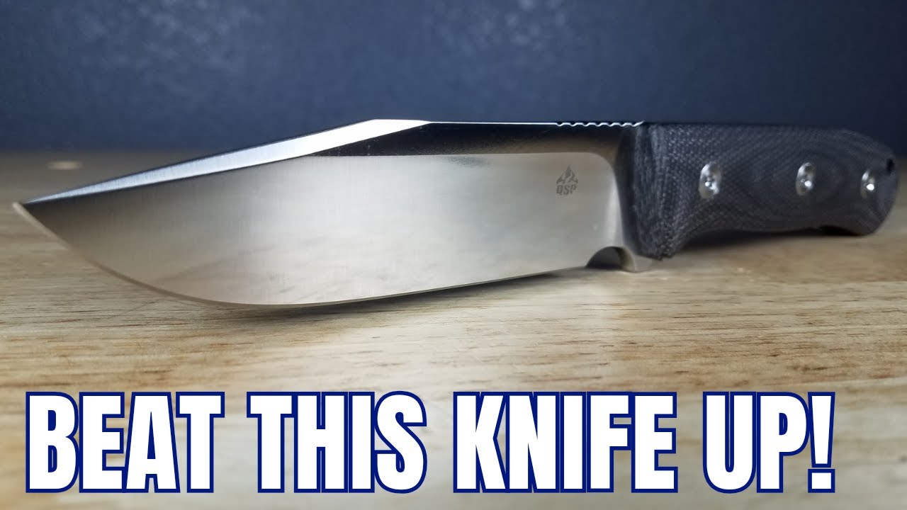 BEST BUDGET OVERLAND/OUTDOOR KNIFE FIXED BLADE QSP BISON AMAZON KNIFE REVIEW