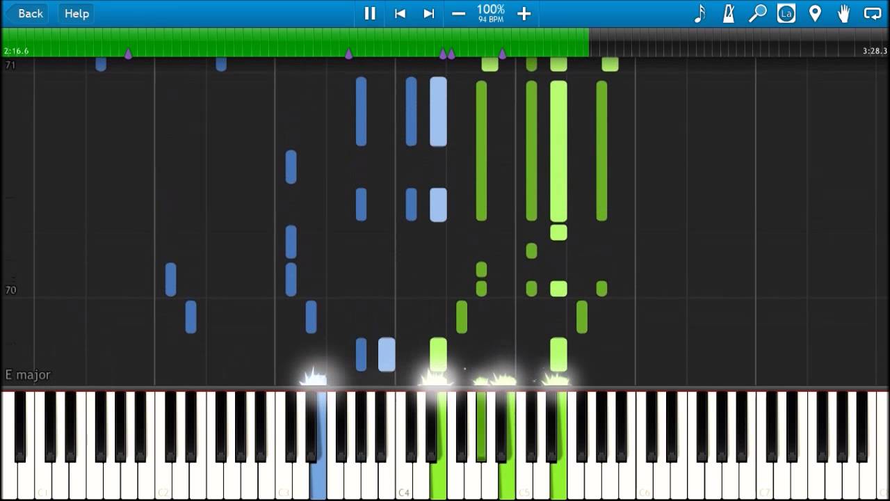 Code Geass - Continued Story Tehishter Piano (with sheet music)