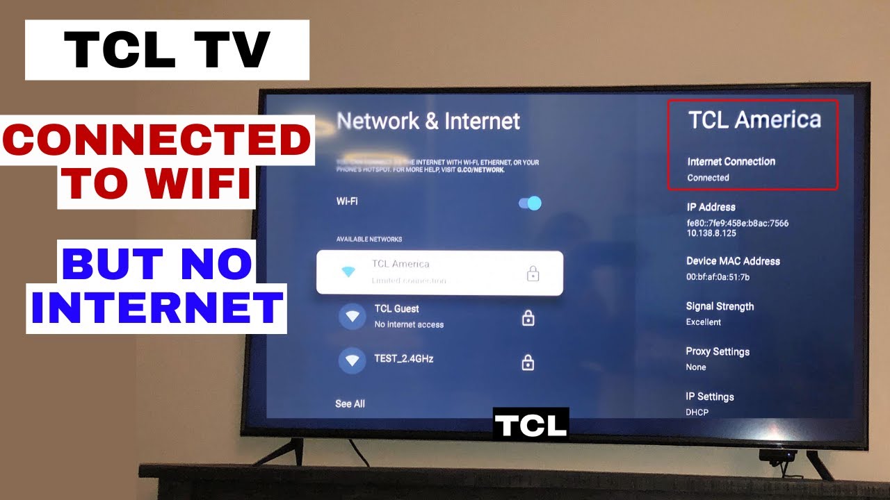 How to fix TCL TV Won't Connect To Wi-Fi Internet but Other devices work fine | Top Fixes
