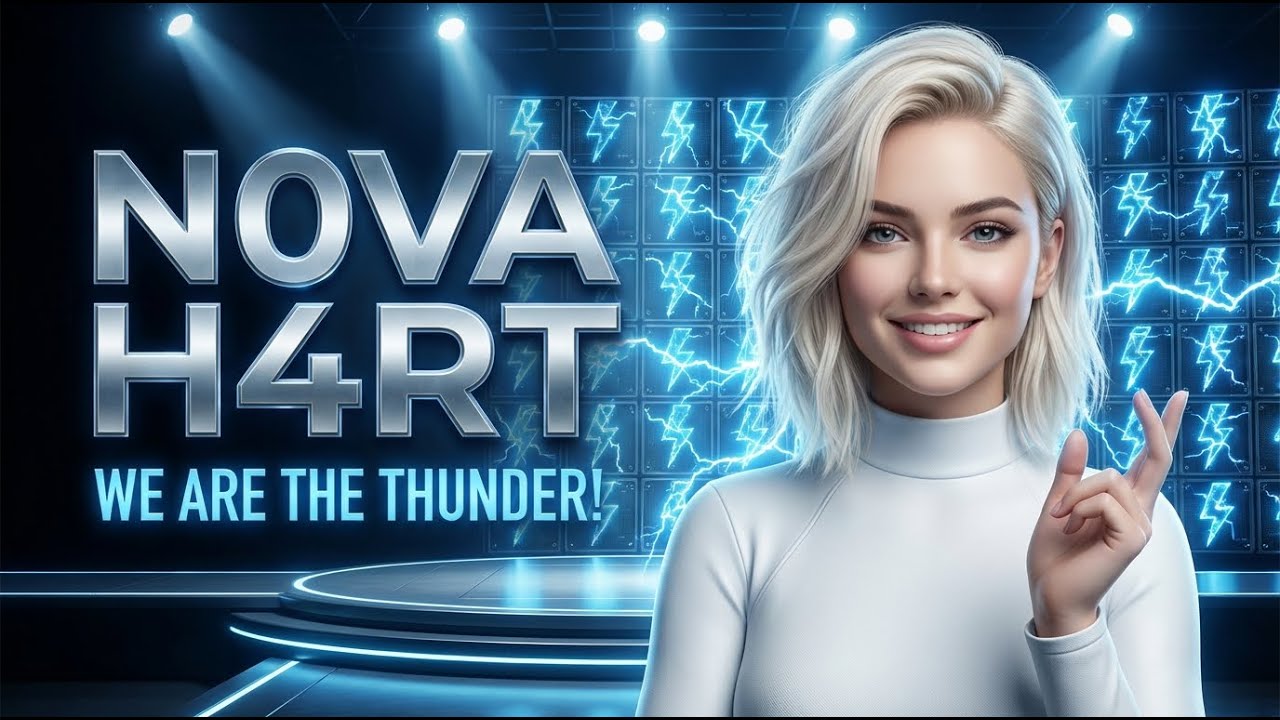 N0VA H4RT - We Are The Thunder! [80s Arena Rock Anthem] / L.U.N.A. Remaster
