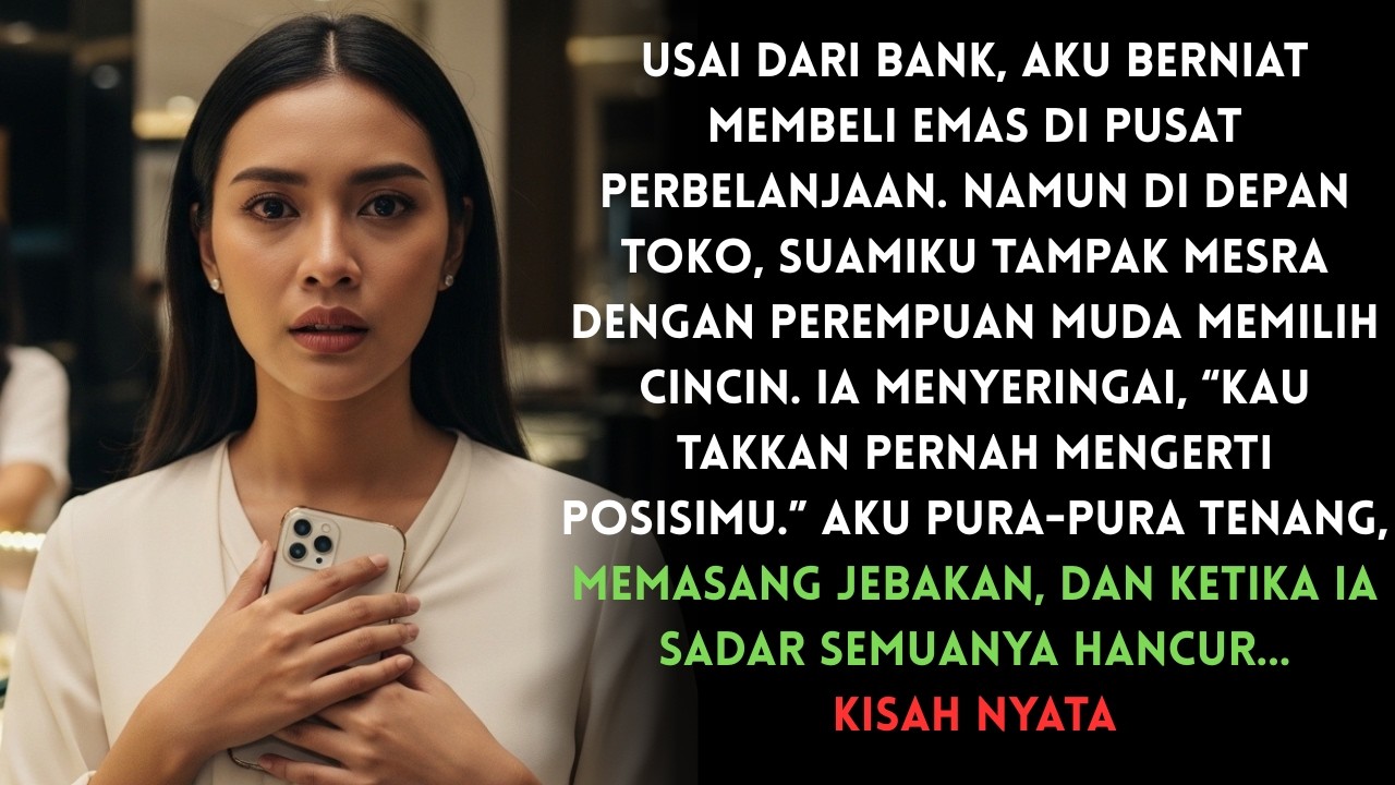 Suamiku Mesra dengan Gadis Muda di Depan Toko Emas, Aku Balas dengan Cara Ini!