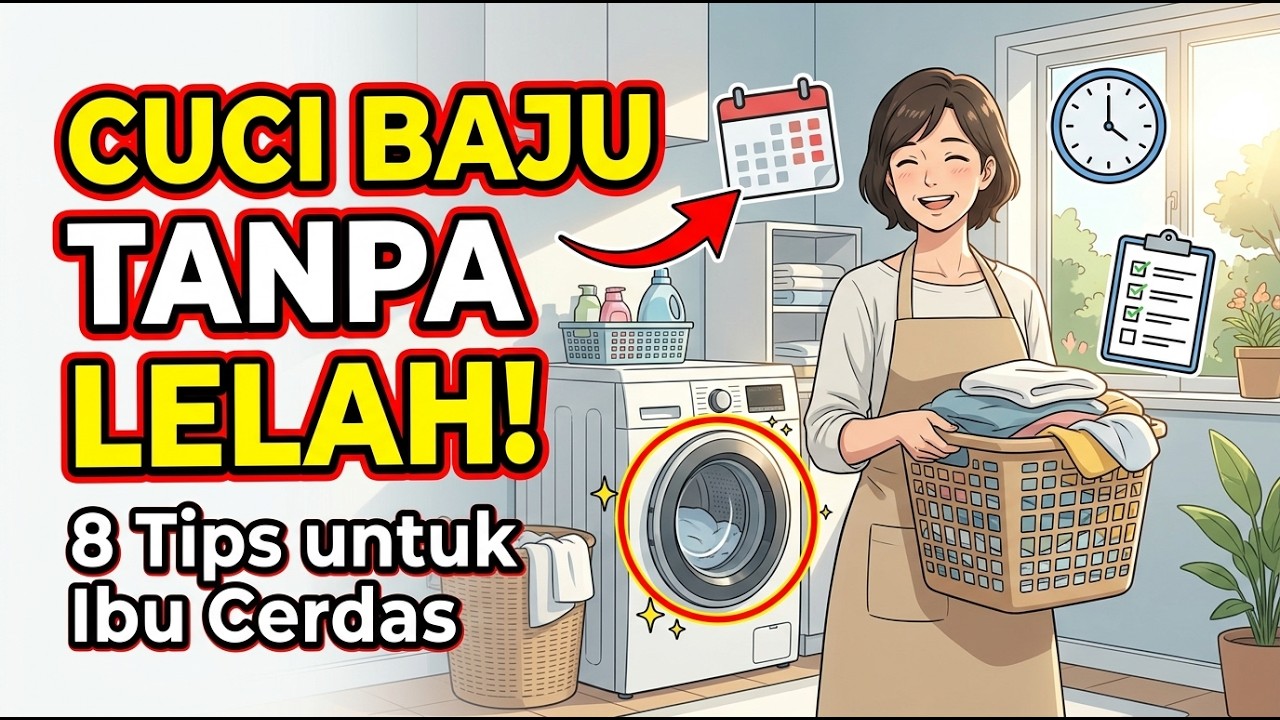 8 Tips Emak-emak Mengatur Jadwal Cuci Baju Biar Gak Capek Setiap Hari