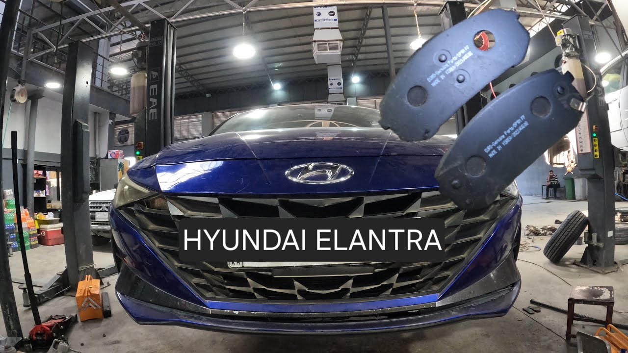 remplacement des plaquettes de frein avant ... hyundai elantra 2021-2024 (sp&eacute;cifications de couple)