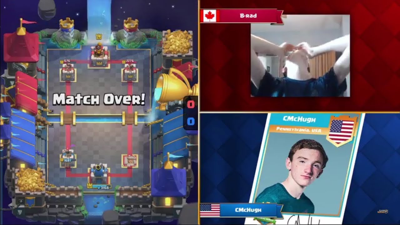 BRad vs CMcHugh - 2017 Clash Royale Crown Championship NA [Week Two]