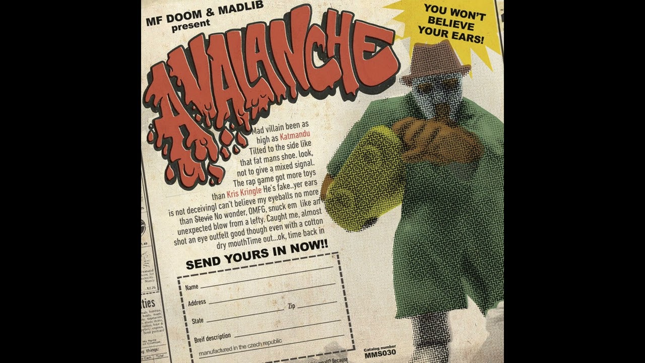 MF DOOM - AVALANCHE (Acapella) 88 BPM
