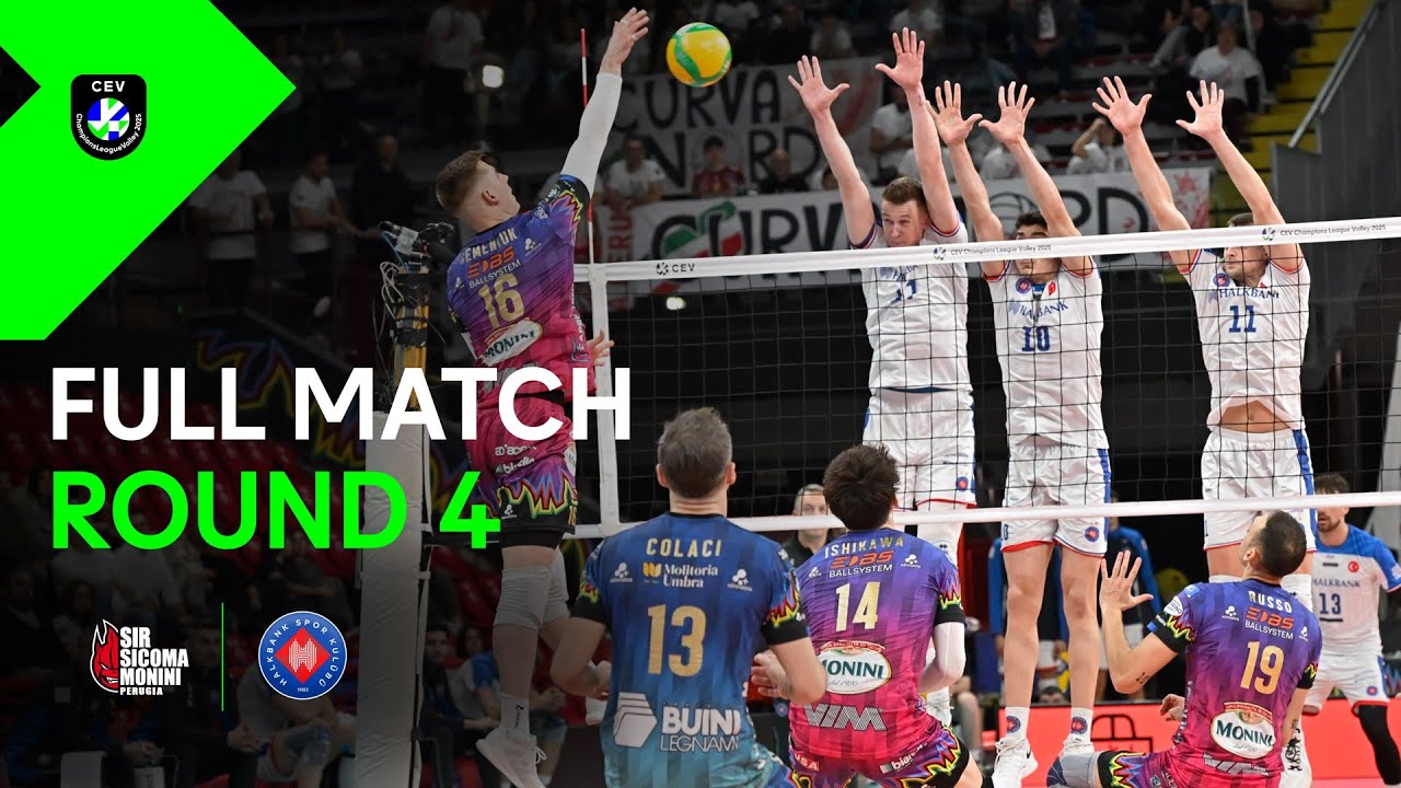 Full Match | Sir Sicoma Monini PERUGIA vs. Halkbank ANKARA | CEV Champions League Volley 2025