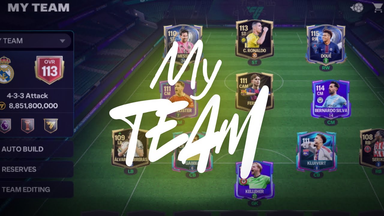 team squad aku di FC mobile part 3