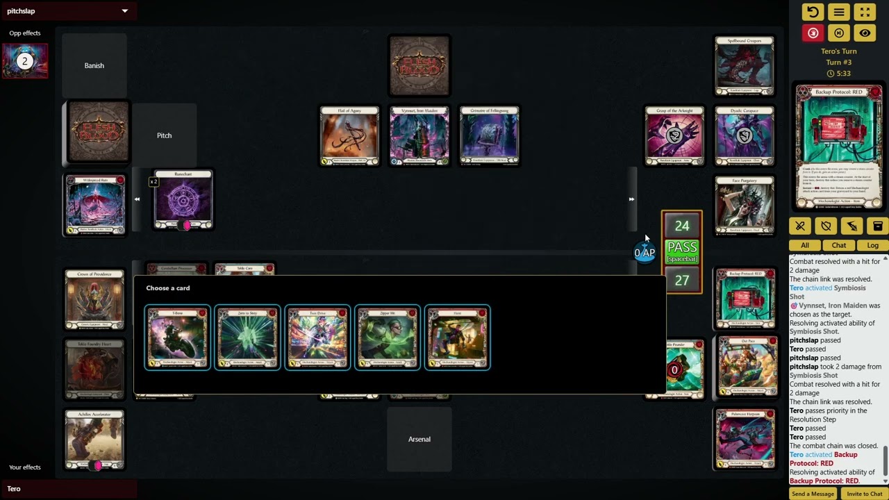 [Flesh and Blood] Dash I/O vs Vynnset, Iron Maiden(Trying the new cards !)