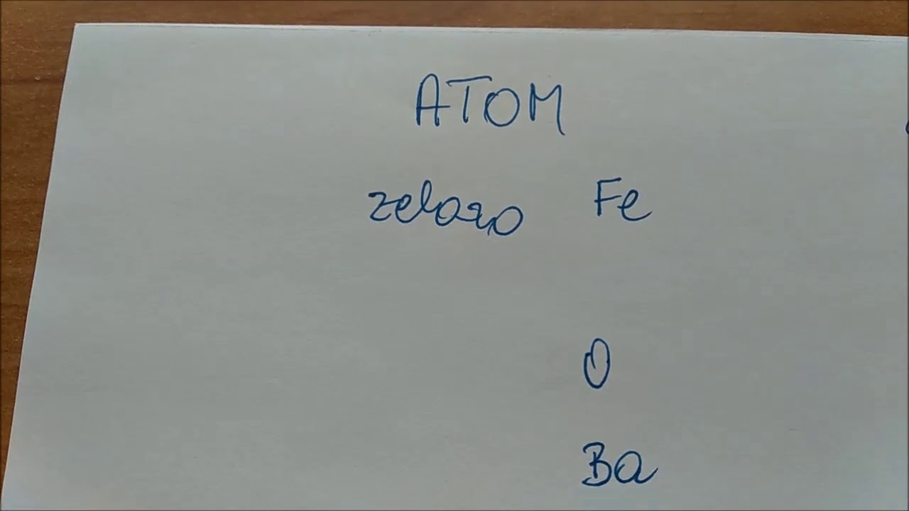 Atom czy cząsteczka