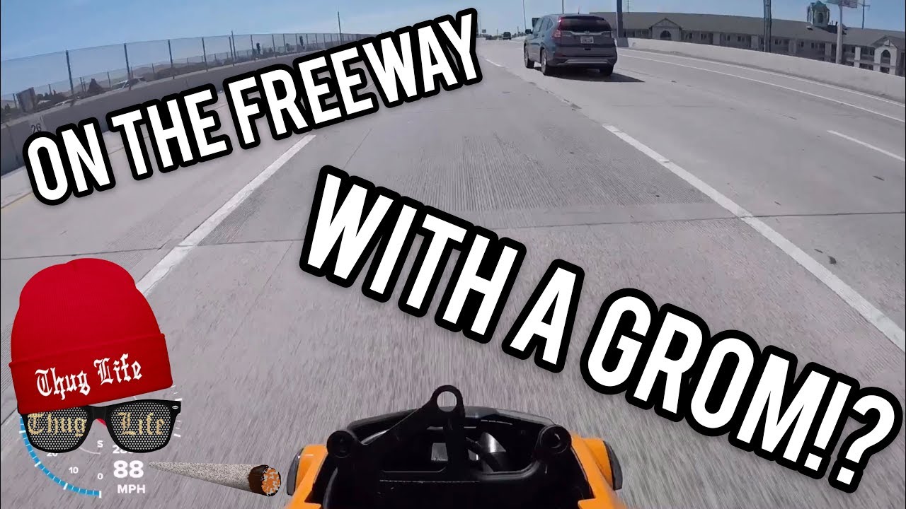 Passing Cars On The Freeway With Ease On My Electric Honda Grom // Project Electrom Vol. 3