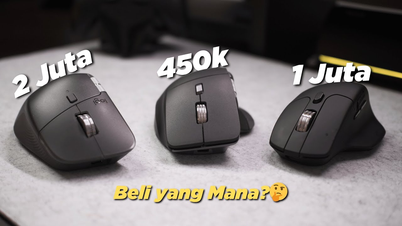 Perang Mouse Office MURAH vs MAHAL !! (Rexus QZ30, Keychron M6, Logitech MX Master 4)